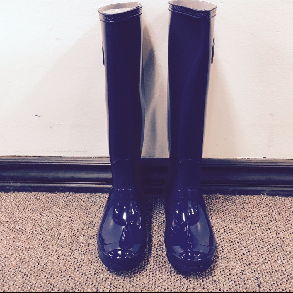 Bamboo 'Padinton-01x' Navy Rainboots